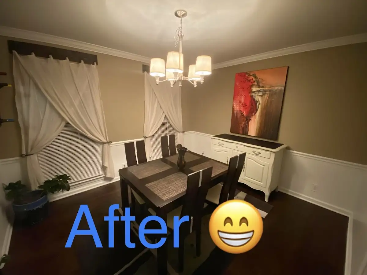 Professional dining room restoration after water damage in Riverbank