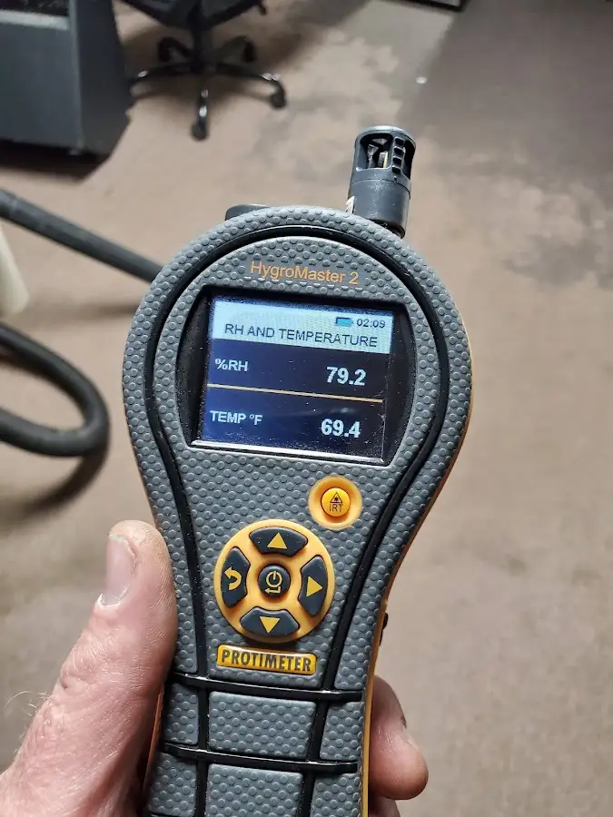 Moisture meter humidity assessment for Mold Remediation & Removal in Riverbank